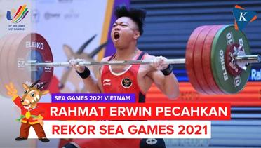 Rahmat Erwin Pertahankan Emas dan Pecahkan Rekor SEA Games