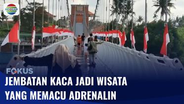 Serunya Berwisata Melintasi Jembatan Kaca di Gianyar Bali | Fokus