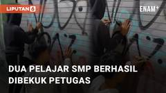 Lakukan Vandalisme, Dua Pelajar SMP Berhasil Dibekuk Petugas dan Warga