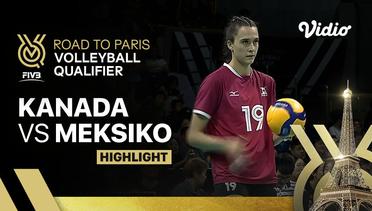 Highlight | Kanada vs Meksiko | Women's FIVB Road to Paris Volleyball Qualifier