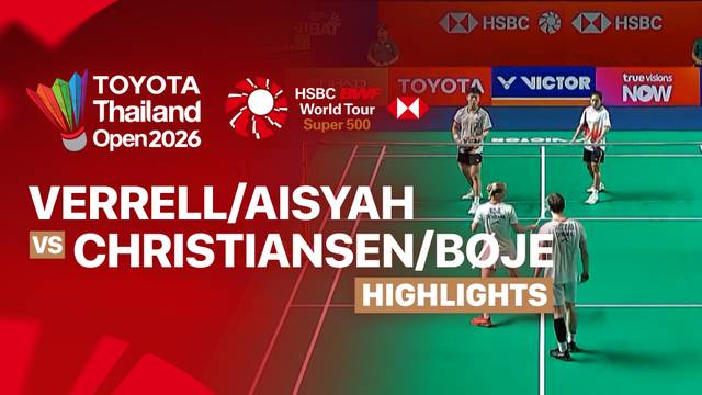 Verrell Yustin Mulia/Aisyah Salsabila Putri Pranata (INA) vs Mathias Christiansen/Alexandra Boje (DEN) - Highlight | Toyota Thailand Open 2026