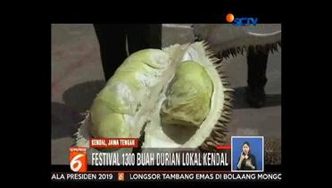Festival Durian Kendal, Warga Serbu Gunungan Berisi Ribuan Durian - Liputan 6 Siang