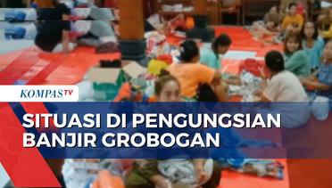 Banjir Belum Surut, Begini Situasi di Pengungsian Banjir Grobogan