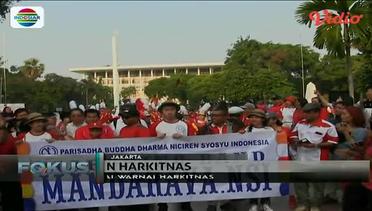Aksi Jalan Kaki Damai Warnai Peringatan Harkitnas di Jakarta - Fokus Sore