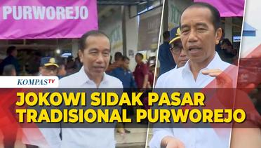 Jokowi Sidak Pasar Tradisional Purworejo, Ungkap Alasan Harga Beras Naik Drastis