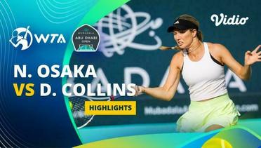 Naomi Osaka vs Danielle Collins - Highlights | WTA Mubadala Abu Dhabi Open 2024