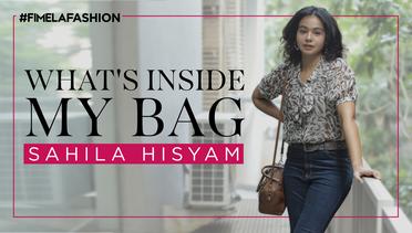 WHAT INSIDE MY BAG SAHILA HISYAM