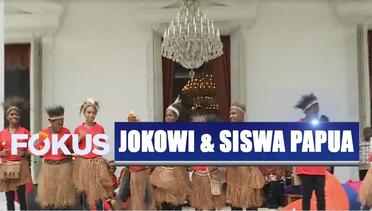 Saat Siswa SD Asal Papua Menari di Depan Jokowi - Fokus