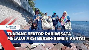 Dukung Sektor Pariwisata Sejumlah Pemerhati Lingkungan Lakukan Aksi Bersih Pantai