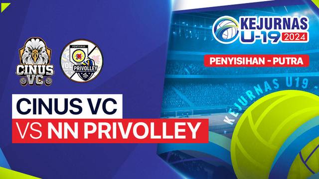 Penyisihan Putra: CINUS VC vs NN Privolley - Full Match | Kejurnas Bola Voli Antarklub U-19 2024