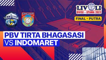 Final Putra: PBV Tirta Bhagasi Bekasi vs Indomaret - Full Match | Livoli Divisi Utama 2023