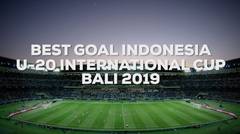 Cakeepp!! Inilah Best Goal Tim Indonesia All Stars U20 pada Laga U20 International Cup 2019