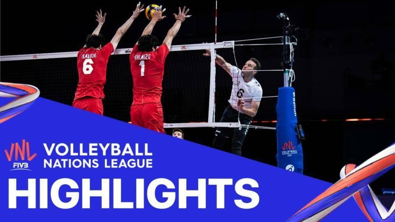 Match Highlight VNL MEN'S Japan 3 vs 0 Germany Volleyball Nations