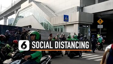 Social Distancing, Pendapatan Transportasi Online Menurun Drastis