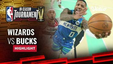 Washington Wizards vs Milawukee Bucks - Highlights | NBA In-Season Tournament 2023