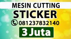 DISTRIBUTOR ALAT POTONG STIKER OTOMATIS MALANG | JUAL Mesin Cutting Sticker JINKA Printer Pemotong Polyflex CAMEO GRAPHTEC Murah