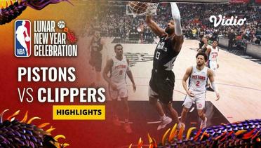 Detroit Pistons vs LA Clippers - Highlights | NBA Regular Season 2023/24