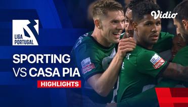 Sporting vs Casa Pia - Highlights | Liga Portugal 2023/24