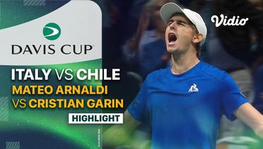 Highlights | Italy (Matteo Arnaldi) vs Chile (Cristian Garin) | Davis Cup 2023
