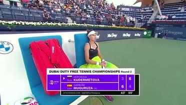 Match Highlights | Veronika Kudermetova vs Garbine Muguruza | WTA Dubai Duty Free Tennis Championships 2022