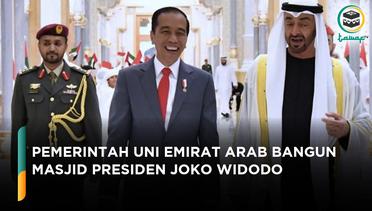 Pemerintah Uni emirat arab Bangun Masjid Presiden joko Widodo
