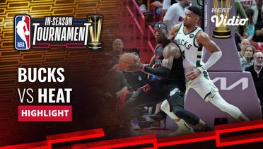 Milwaukee Bucks vs Miami Heat - Highlights | NBA In-Season Tournament 2023