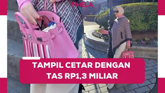 Gaya Sporty Feminin Syahrini Liburan di Jepang, Konsisten Jinjing Tas Hermes dan Syal Puluhan Juta
