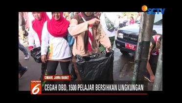 Cegah DBD, Polisi Ajak 1500 Pelajar Bersihkan Lingkungan - Liputan 6 Terkini
