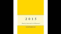 2015 Daily Journal & Planner Yellow
