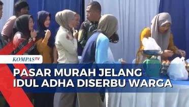 Jelang Idul Adha, Warga di Palembang Antusias Serbu Pasar Murah