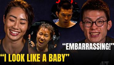 Fighters REACT To Their ONE Debuts | Angela, Stamp, Aoki & MORE