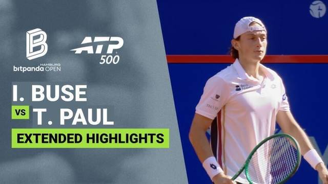 Ignacio Buse vs Tommy Paul - Extended Highlight | ATP 500: bitpanda Hamburg Open 2026