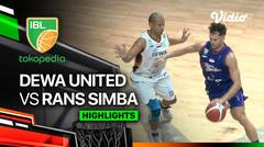 Dewa United Banten vs RANS Simba Bogor - Highlights | IBL Tokopedia 2024