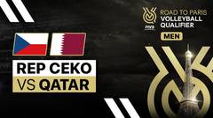 Republik Ceko vs Qatar - Full Match | Men's FIVB Road to Paris Volleyball Qualifier