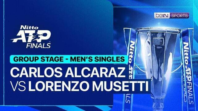 Carlos Alcaraz vs Lorenzo Musetti - Full Match | Nitto ATP Finals 2025