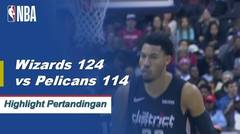 NBA I Cuplikan Pertandingan : Wizards 124 vs Pelicans 114