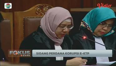 Sidang Perdana Korupsi e-KTP - Fokus Sore