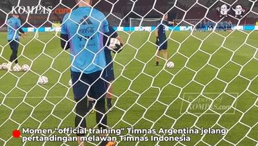 Mengintip Keseruan Sesi Latihan Timnas Argentina Jelang Laga Lawan Tim Garuda