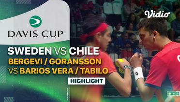 Highlights | Sweden (Filip Bergevi/Goransson) vs Chile (Vera Barrios/Alejandro Tabilo) | Davis Cup 2023