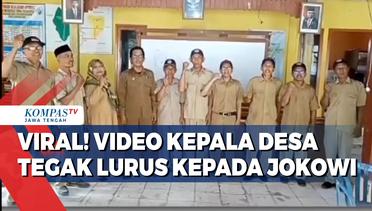Viral! Video Kepala Desa Tegak Lurus Kepada Jokowi
