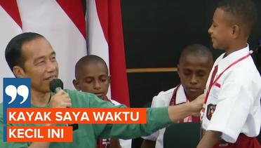 Ketemu Andy, Jokowi: Kayak Saya Waktu Kecil Ini