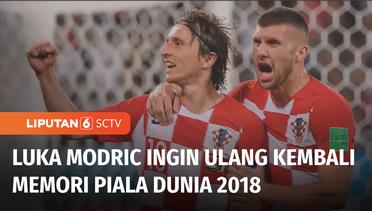 Luka Modric, Sosok Kapten dan Otak Kroasia, Ingin Ulang Kembali Memori Piala Dunia 2018 | Liputan 6