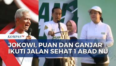 Didampingi Sejumlah Tokoh, Presiden Jokowi Ikuti Jalan Sehat Menuju 1 Abad NU di Solo!