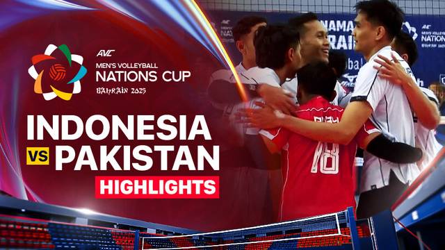 Quarter Final 2: Indonesia vs Pakistan - Highlights | AVC Men's Volleyball Nations Cup 2025