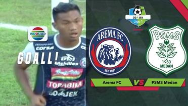 Umpan Manis Manja Dedik-Arema Disambar Hardianto-Arema. 5-0 u/ Arema | Go-Jek Liga 1 bersama Bukalapak.