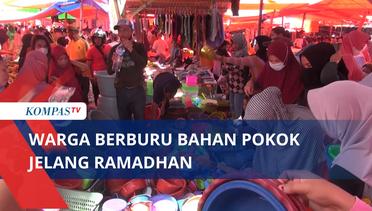 Sambut Ramadan Warga Gorontalo Serbu Pasar Tradisional