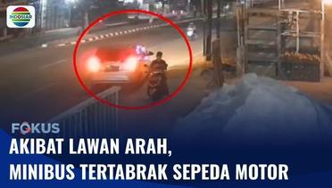 Sebuah Minibus di Bogor Lawan Arah hingga Tertabrak Sepeda Motor, Tiga Orang Luka-luka | Fokus