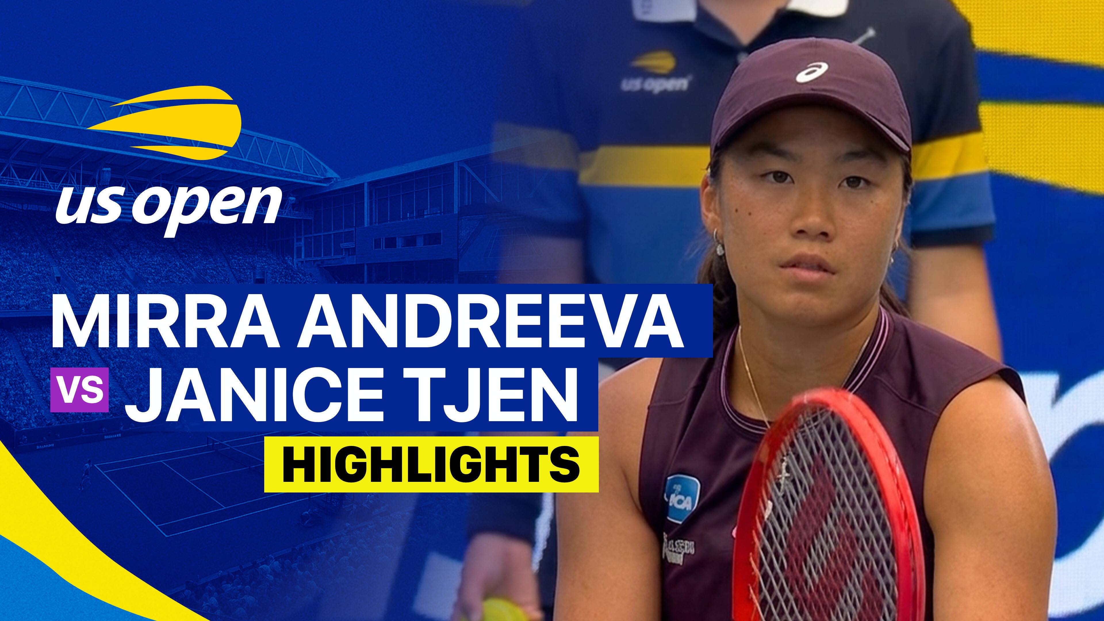Mirra Andreeva vs Janice Tjen - Women's Singles Round 1 | US Open Tennis Championships 2026