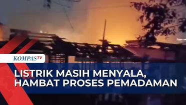 Kebakaran Rumah Semi Permanen di Kebon Kosong, 20 Unit Mobil Damkar Dikerahkan!