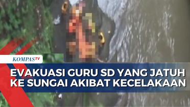 Guru SD di Meninggal di Sungai Cangkir Sedalam 30 Meter Akibat Kecelakaan Tunggal